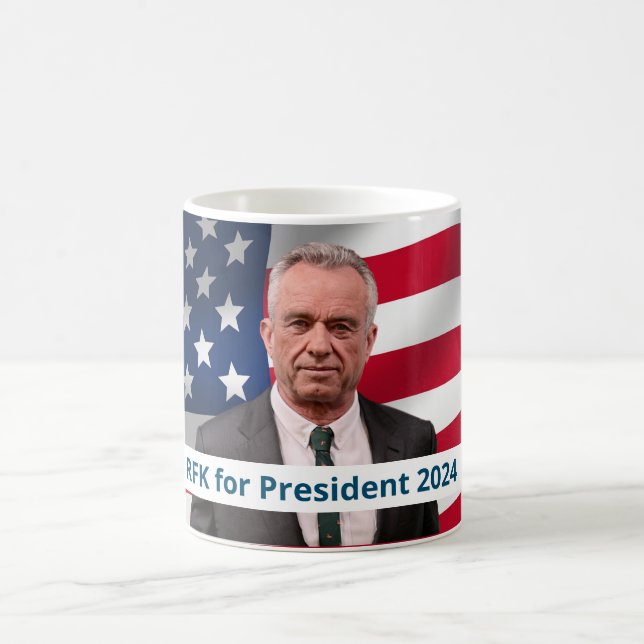 Caneca De Café RFK para o Presidente 2024 (Centro)