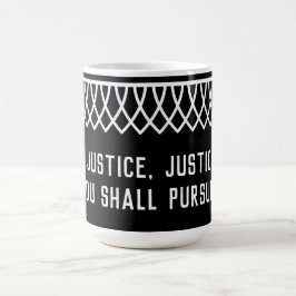 Caneca De Café RGB Lace Collared Justice, Justice U Deve Prossegu