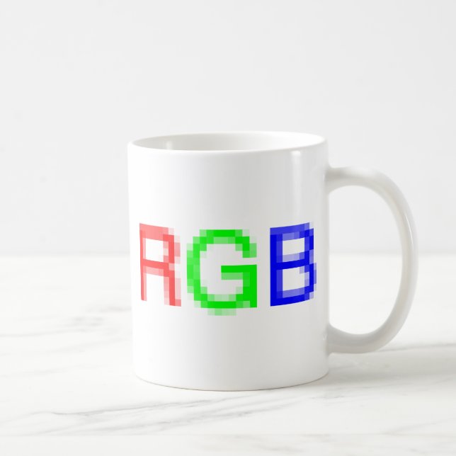 Caneca De Café RGB-pixelated (Direita)