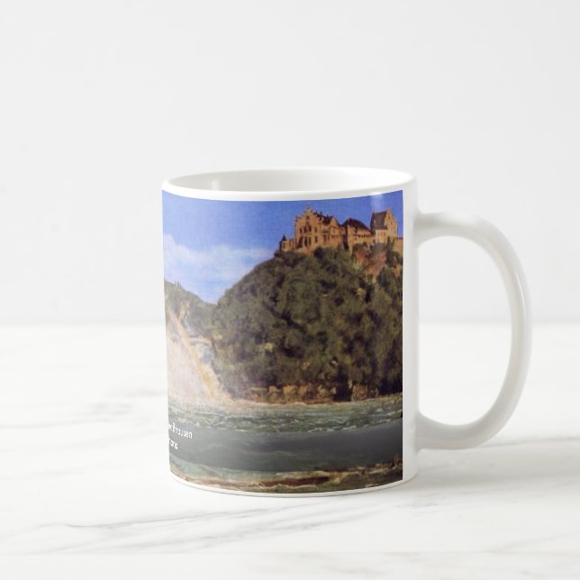 Caneca De Café Rhine Falls em Schaffhausen por Thoma Hans (Direita)
