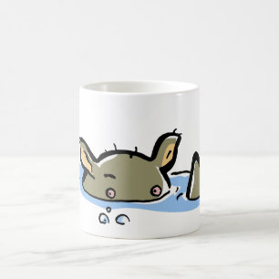 Caneca De Café rhino bath mug