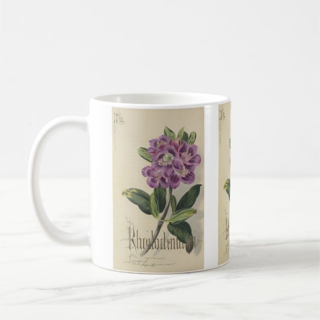 Caneca De Café Rhododendon de Paul Jerrard (Esquerda)