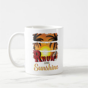 Caneca De Café Rhum e Sunshine, Summer Lover
