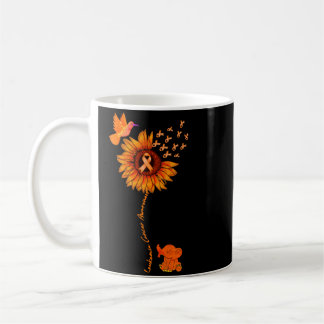 Caneca De Café Ribeirao Laranja Elefante Suower Leucemia Cancer