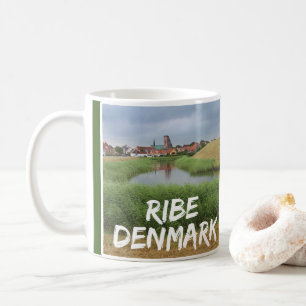 Caneca De Café Riberhus e Ribe, Jutland, Dinamarca