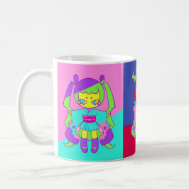 Caneca De Café Rica girls A+C+D A子＆C子＆D子