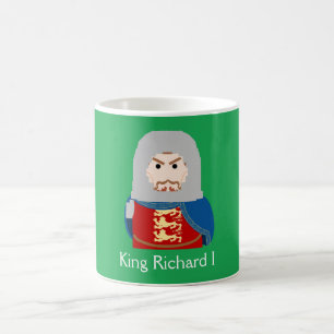 Caneca De Café Richard I (o Lioncoração) Rei da Inglaterra