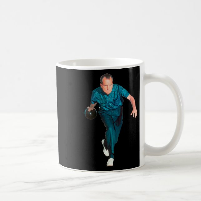 Caneca De Café Richard Nixon Boliche  (Direita)