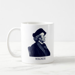 Caneca De Café Richard Wagner, azul