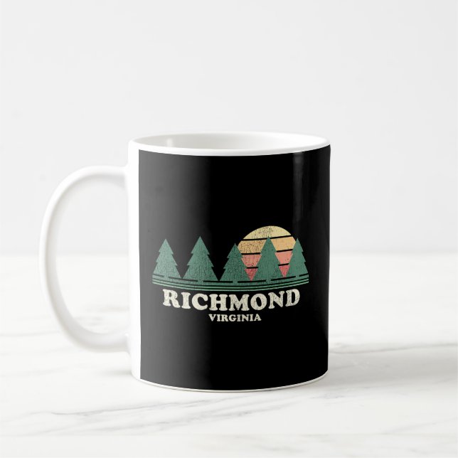 Caneca De Café Richmond Va Throwback 70S (Esquerda)