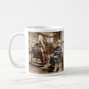 Caneca De Café Rick London Aposentado Far Side Vaca Gosta de Se G