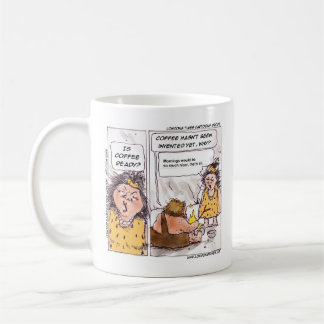 Caneca De Café Rick London Engraçado Café Pré-Histórico Cartoon