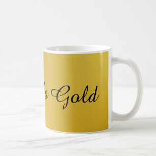 Caneca De Café Rico como ouro