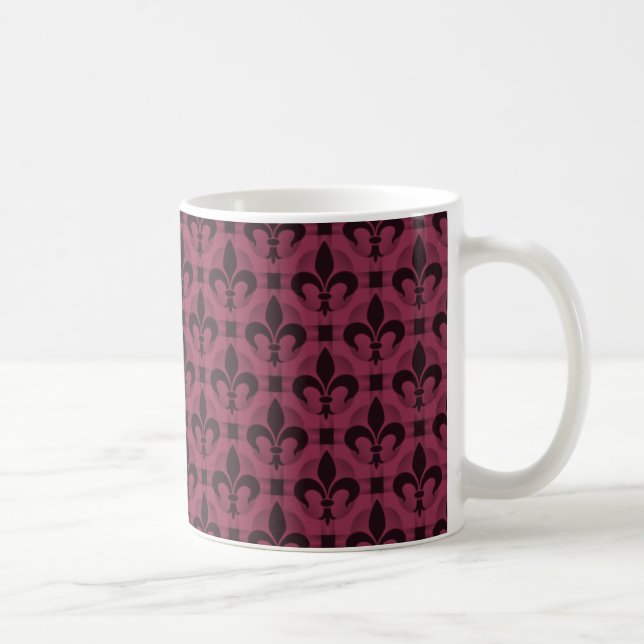 Caneca De Café Rico Fleur de lis Mug, Borgonha (Direita)