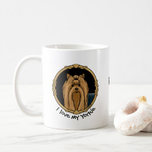 Caneca De Café Rico Frame Yorkshire Terrier (Yorkie)