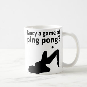 Caneca De Café rico jogo de pingue-pongue?