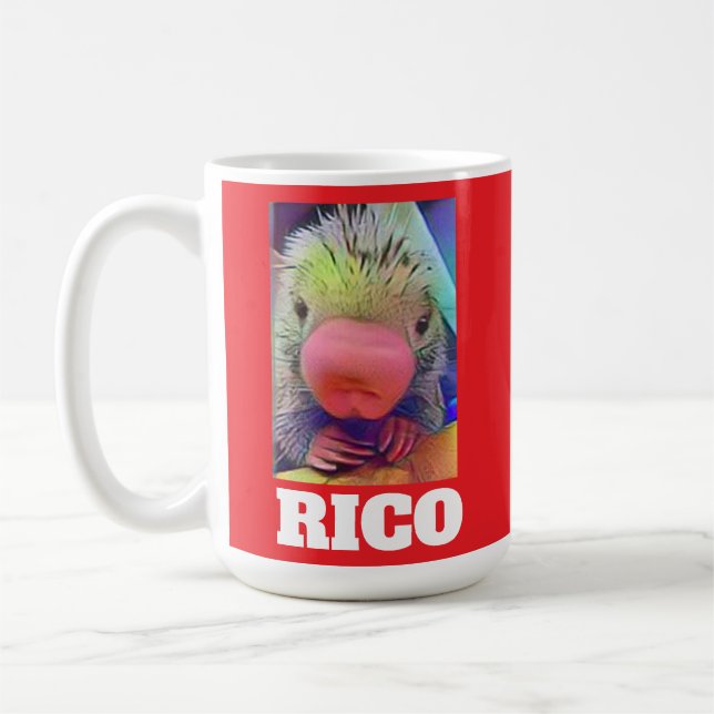 CANECA DE CAFÉ RICO PORCUPINE  (Esquerda)