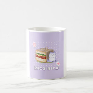 Caneca De Café "Rico Rico - Tema Animal da Comida