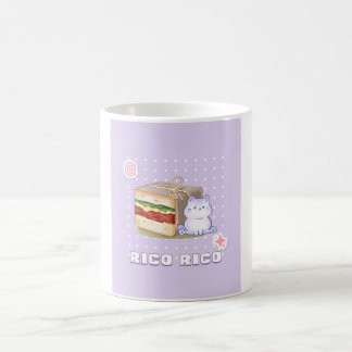 Caneca De Café "Rico Rico - Tema Animal da Comida