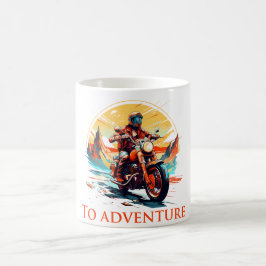 Caneca De Café Ride to Adventure