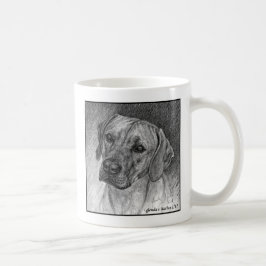 Caneca De Café Ridgeback Dog Art de Glenda S. Harlan