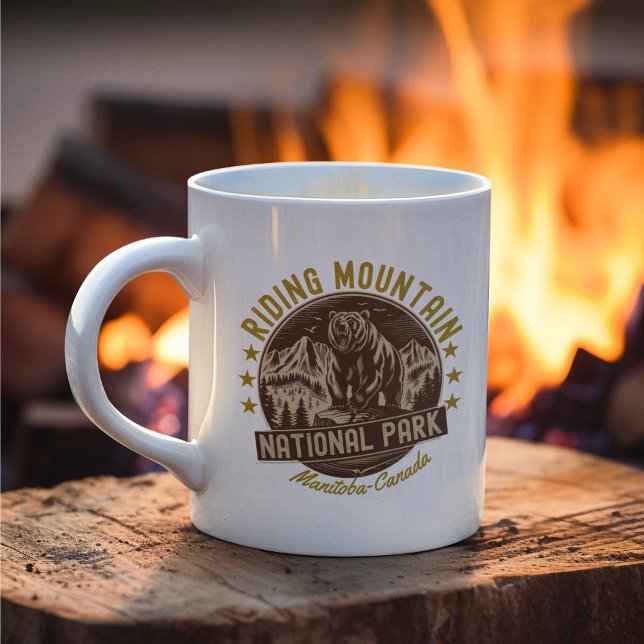 Caneca De Café Riding Mountain Natural Park – Canada (Criador carregado)