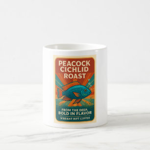 Caneca De Café Rift Rast Radiante - Café Paquock Cichlid