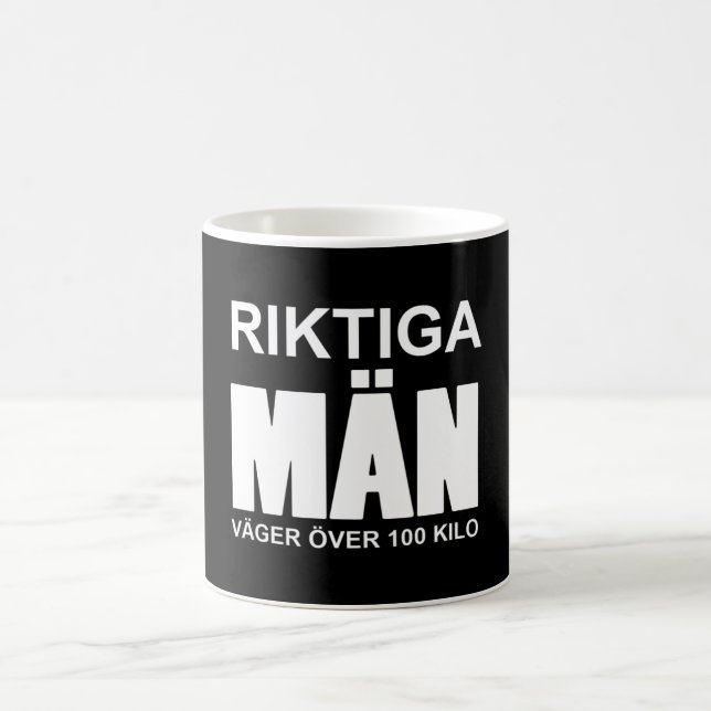 Caneca De Café Riktiga män väger över 100 kilo (Centro)