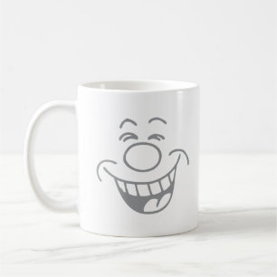 Caneca De Café Rindo de Face Emoji
