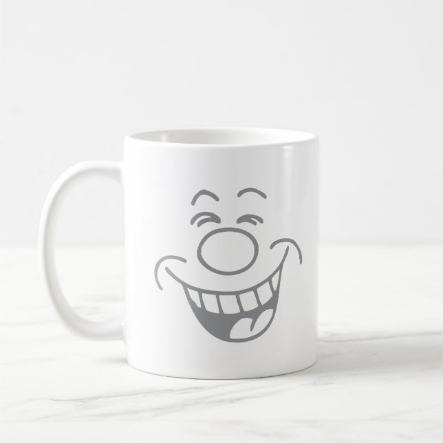 Caneca De Café Rindo de Face Emoji (Esquerda)