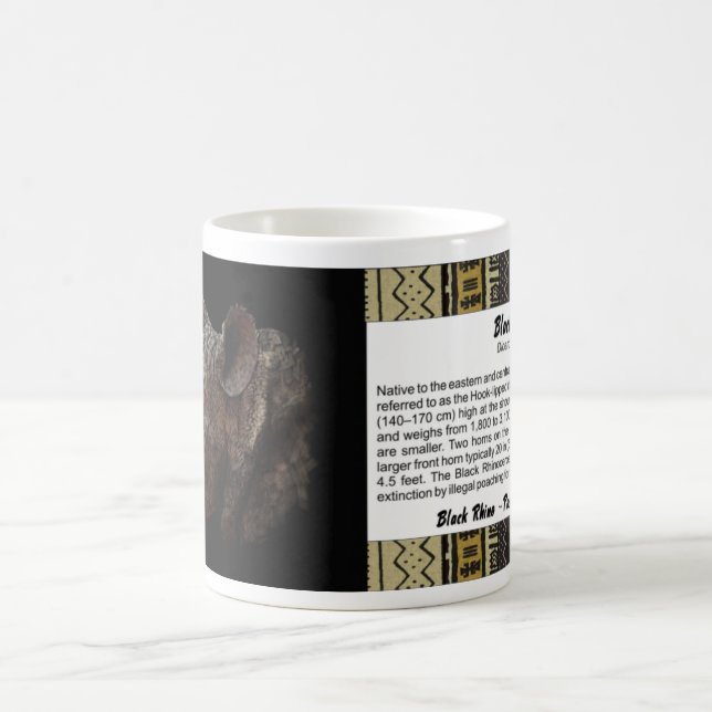 Caneca De Café Rino Negro (Centro)