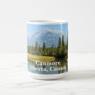 Caneca De Café Rio Bow em Canmore Canadá