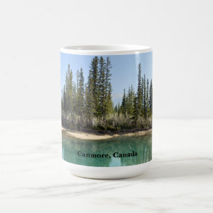 Caneca De Café Rio Bow em Canmore Canadá