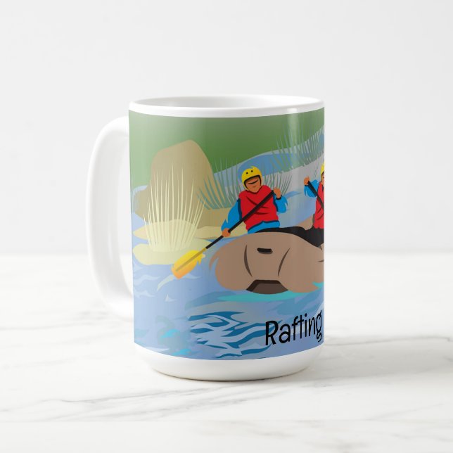 Caneca De Café Rio Branco Rafa Design Coffee Mug (Frente Esquerda)