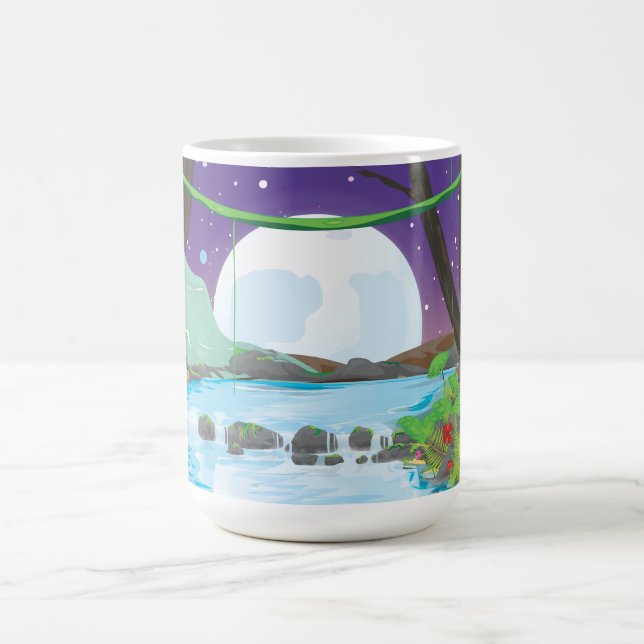 Caneca De Café Rio da Floresta Tropical (Centro)