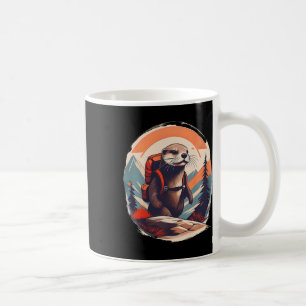 Caneca De Café Rio de esquilo de caminhada Mochileiro Amante de a