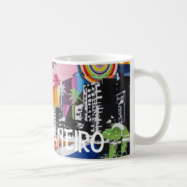 Caneca De Café Rio de Janeiro Brasil #2 (Direita)