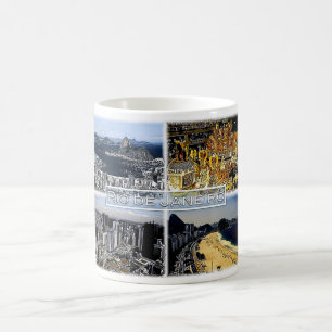 Caneca De Café Rio de Janeiro - Brasil - Mosaico -