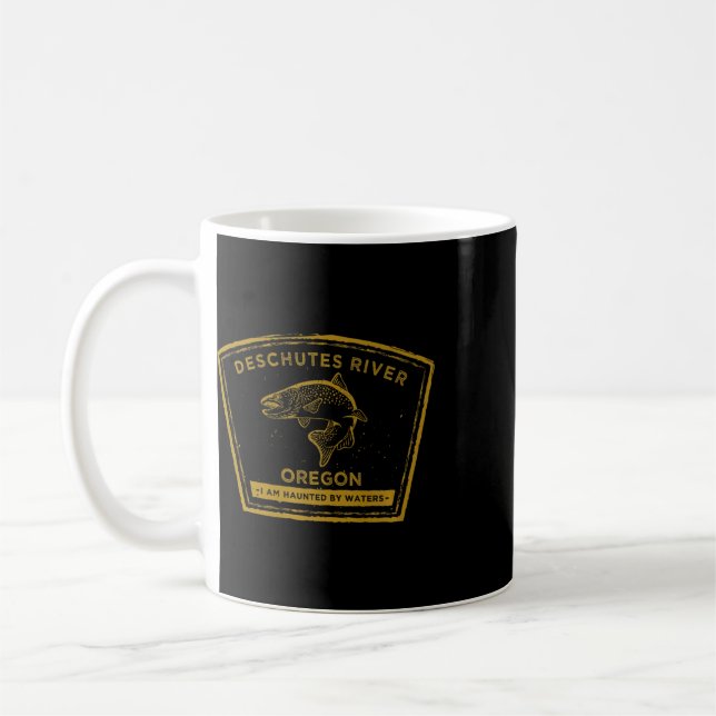 Caneca De Café Rio Deschutes Oregon Fly Fishing Premium  (Esquerda)