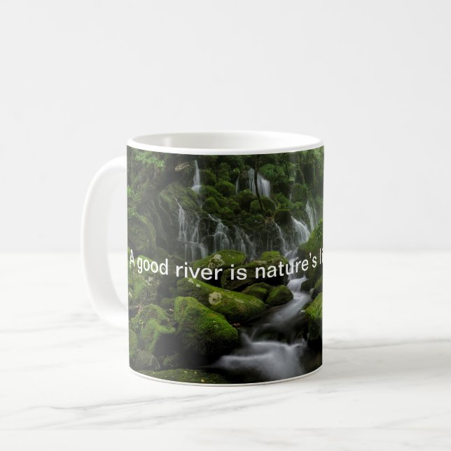 Caneca De Café Rio - Floresta Verde - Mix de Cotação (Frente Esquerda)