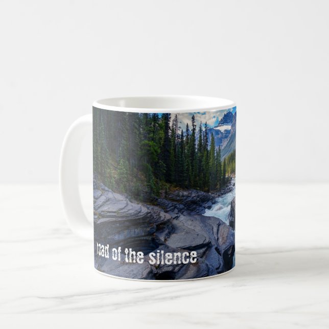 Caneca De Café Rio - Floresta Verde - Rocha - Mix de Cotação (Frente Esquerda)