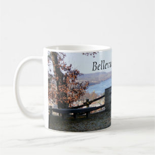 Caneca De Café Rio Mississípi, parque estadual de Bellevue, Iowa