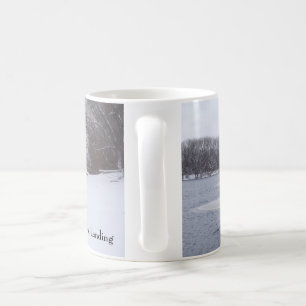 Caneca De Café Rio Mississippi na placa de aterrissagem de Kaposi