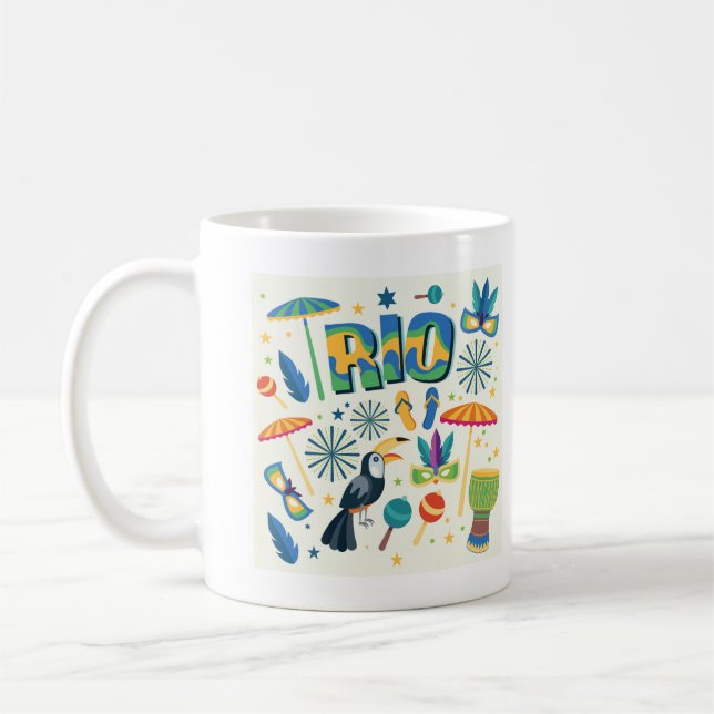 Caneca De Café Rio Souvenir Mug (Esquerda)