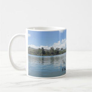 Caneca De Café Rio Wailua Havaí