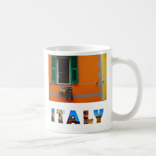 Caneca De Café Riomaggiore colorido bonito Cinque Terre Italia
