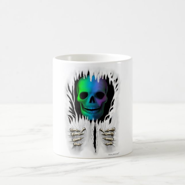 CANECA DE CAFÉ RIP ESQUELETO (Centro)