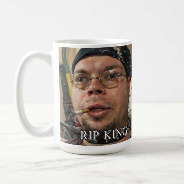 Caneca de Café RIP KingCobraJFS – Internet Gótica  (Esquerda)