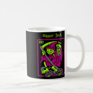 Caneca De Café Ripper Jack Tarot Card Halloween Occult Decor Men