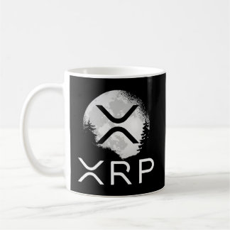 Caneca De Café Ripple Coin Xrp Razão Moon Cryptocurrency Bull Mãe
